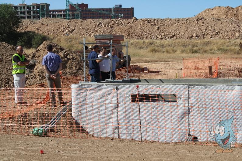 Fotos MASweb. Visita a las obras ampliación tercer carril por afectar a tuberías de la MAS 23.08 (