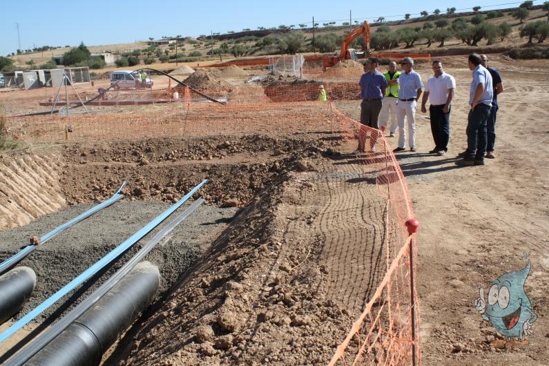 Fotos MASweb. Visita a las obras ampliación tercer carril por afectar a tuberías de la MAS 23.08 (